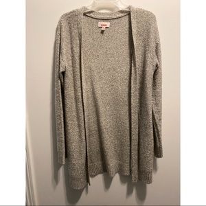 Gray cardigan